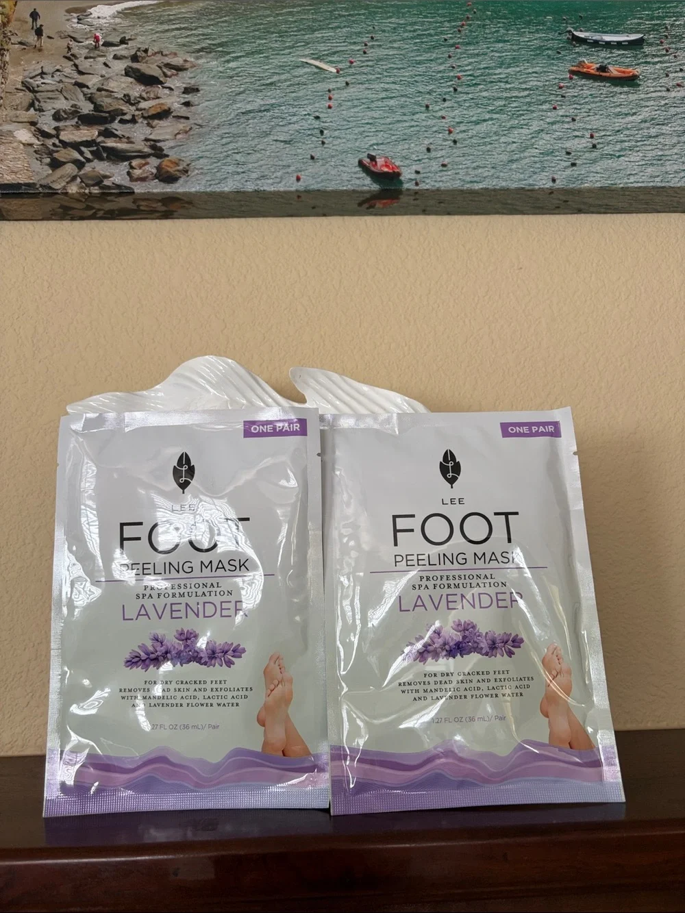 Lee Lavender Foot Peeling Mask - (1)